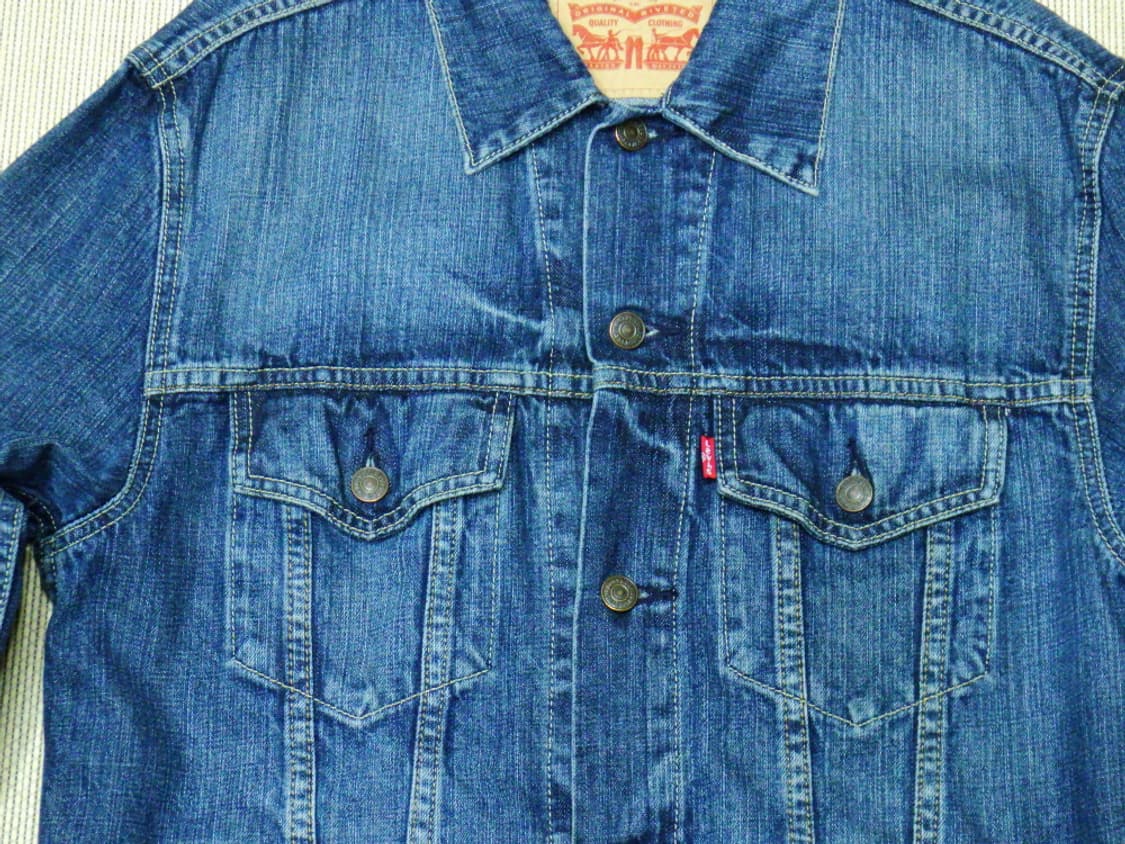 (M/95) Levis 리바이스 남성 청 데님 자켓 상품이미지4