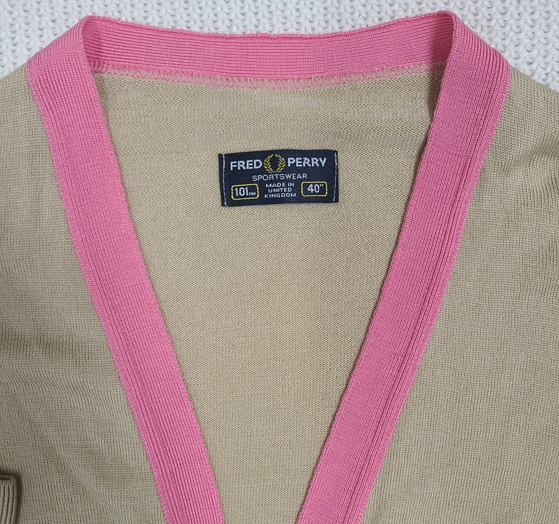Fred Perry 램스울 가디건 상품이미지4
