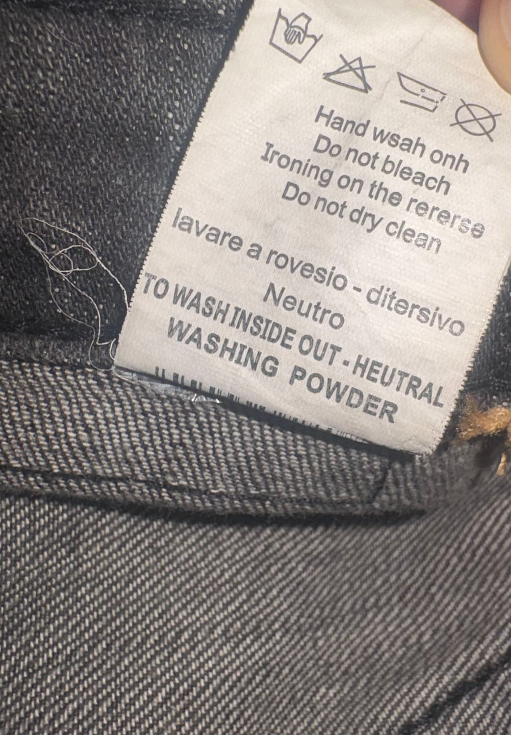 SS08 John Galliano Magnum Jeans 상품이미지9