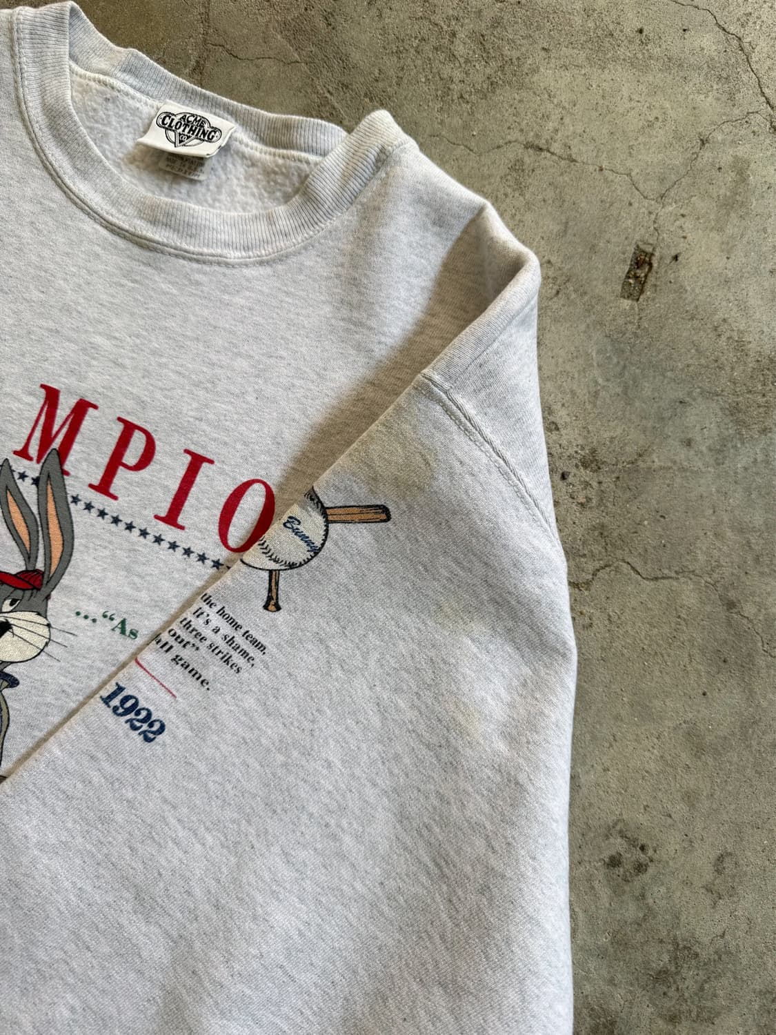 90s ACME Clothing Bugs Bunny Sweatshirt 상품이미지6