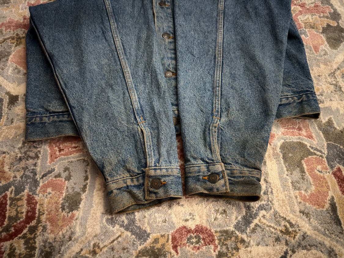 [리바이스] ‘91 USA 70417 버팔로 플란넬 데님 트러커 자켓 상품이미지5