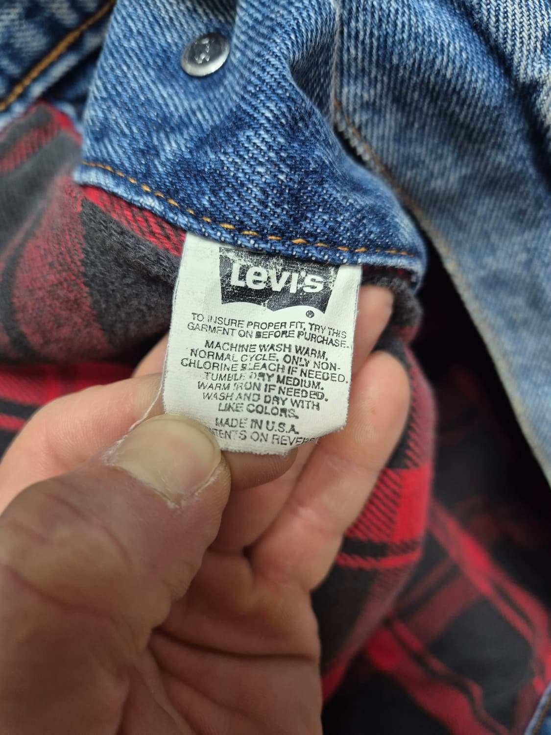 리바이스 데님 트러커자켓 미국산 상품이미지4