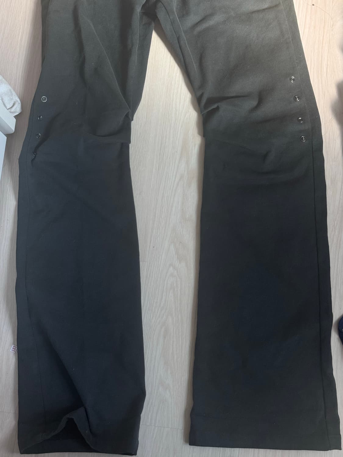 Shifted snap pants CHARCOAL 상품이미지2