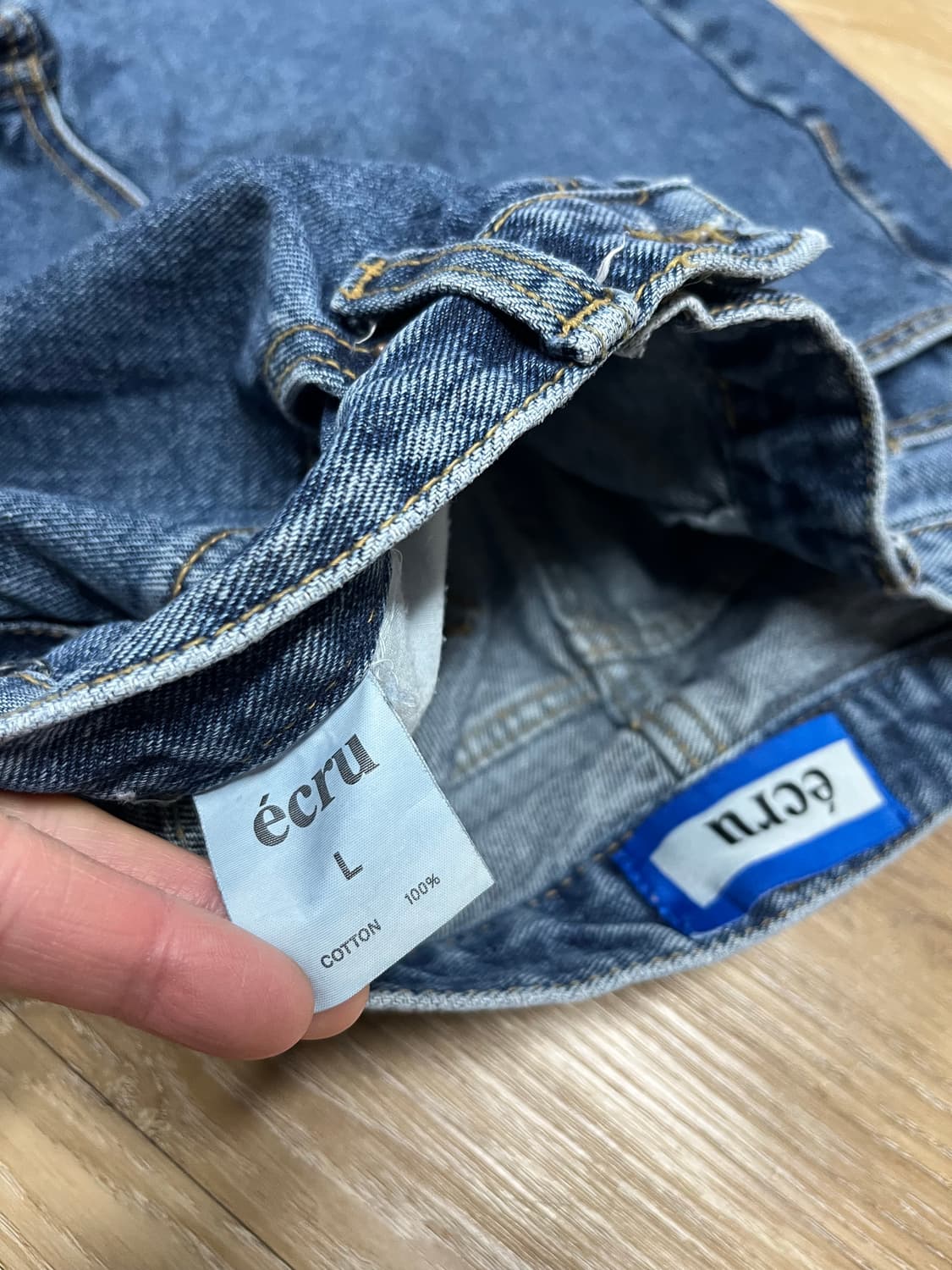 ecru 와이드 청바지 29 상품이미지6