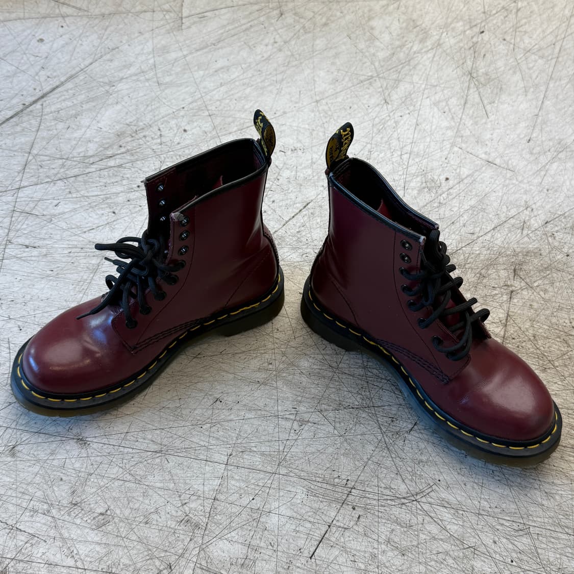 닥터마틴 1460 버건디 부츠 UK4 상품이미지2