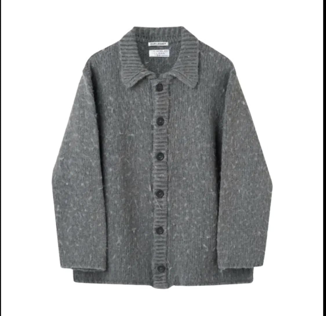 [50] 아워레가시 빅 가디건 펑키 아크릴 그레이 상품이미지1