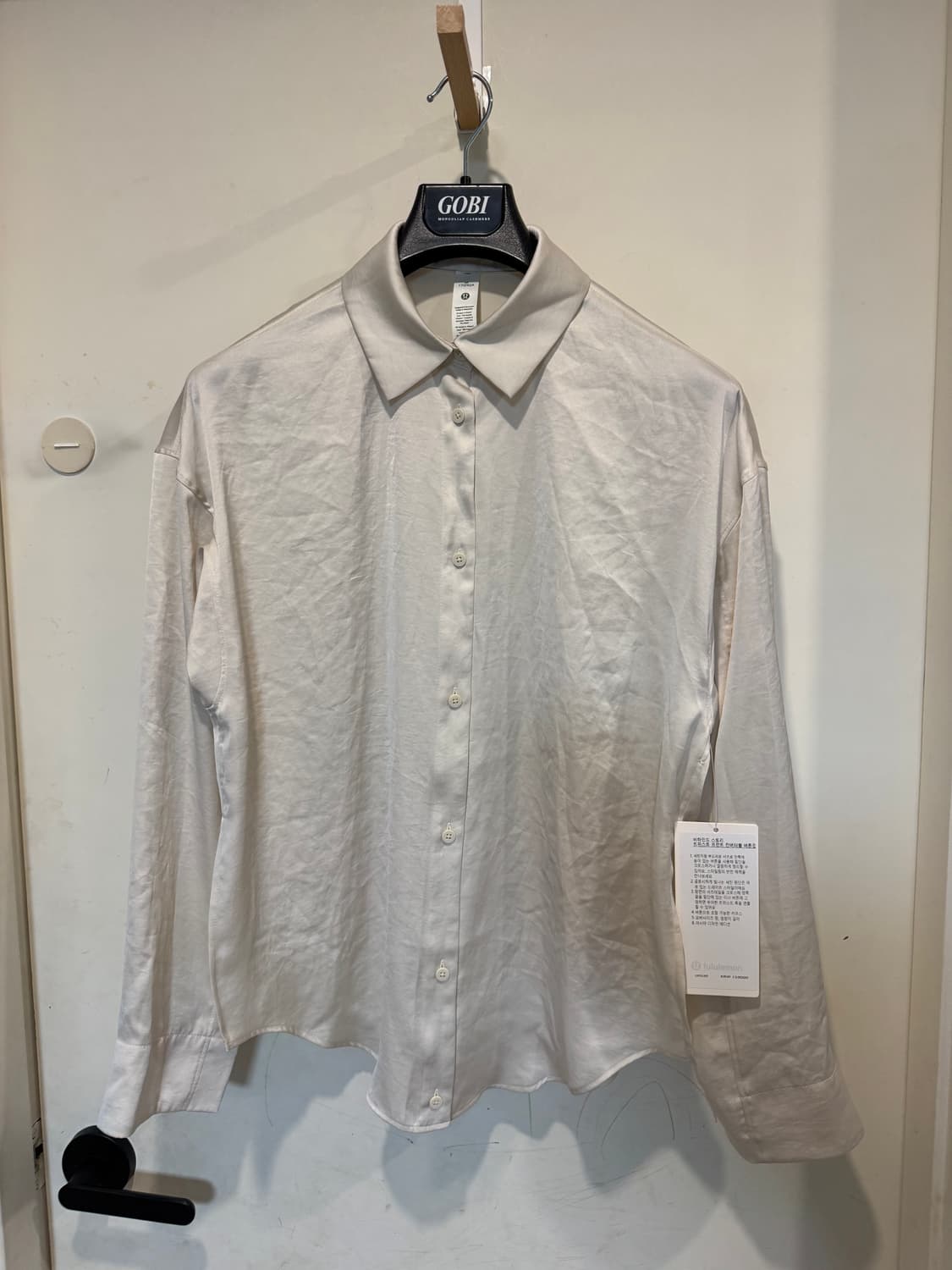 새상품 룰루레몬 트위스트 프런트 컨버터블 버튼업 상품이미지4