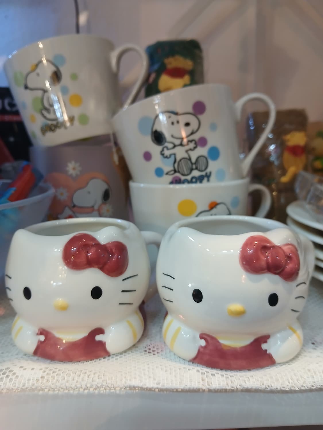 빈티지 산리오 헬로키티 도자기 머그컵 상품이미지1