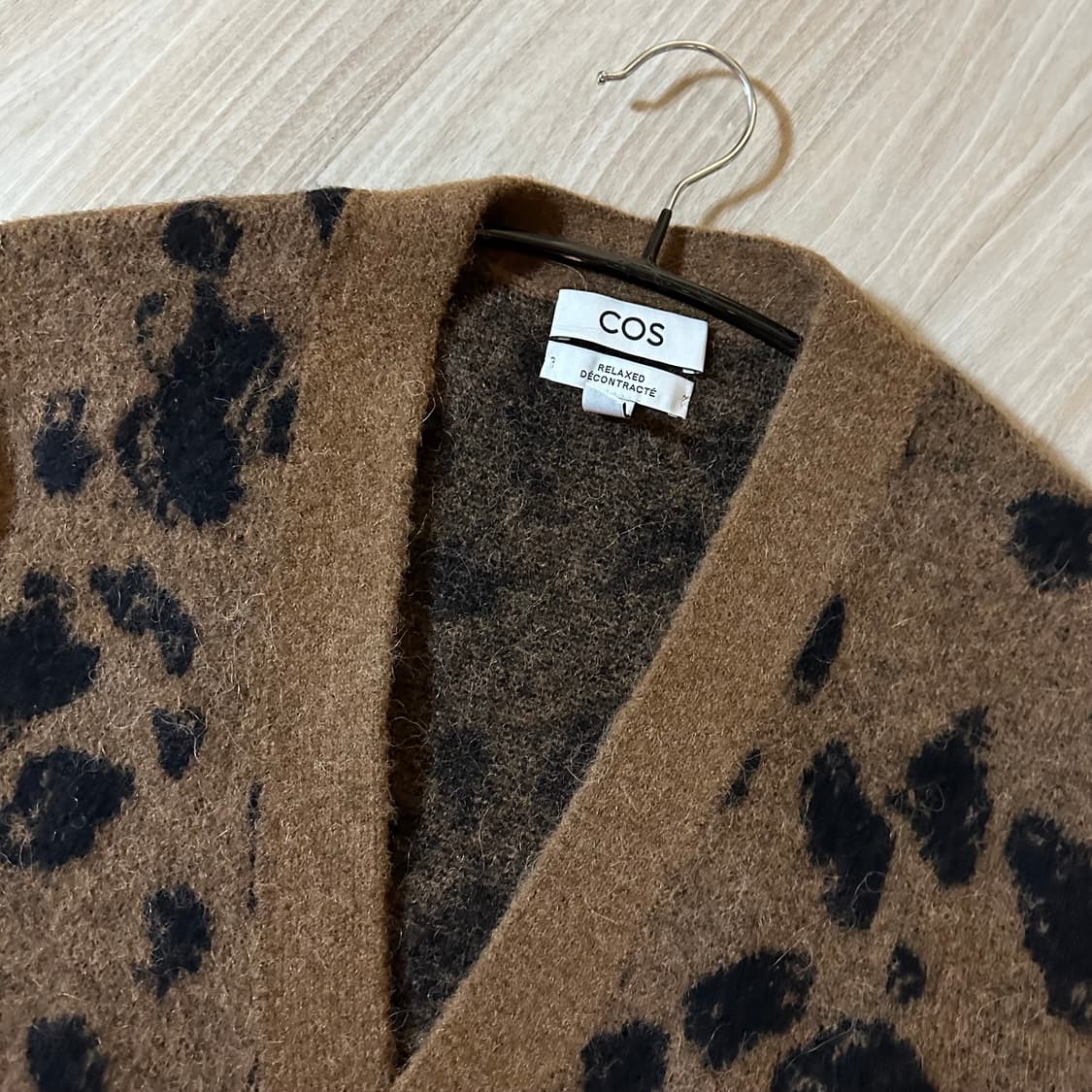 코스 cos 레오파드 모헤어 가디건 M 상품이미지2