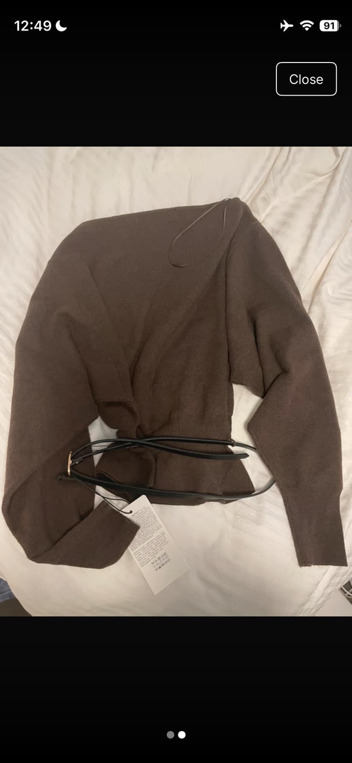 자라 jumper knit belt 상품이미지2