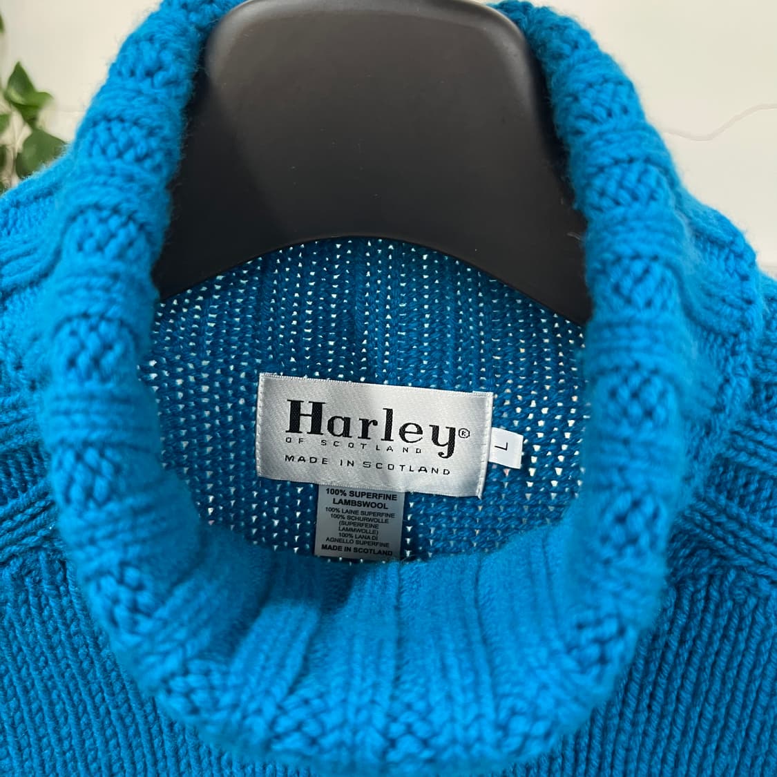 할리오브스코틀랜드 램스울 터틀넥 니트 L 상품이미지3