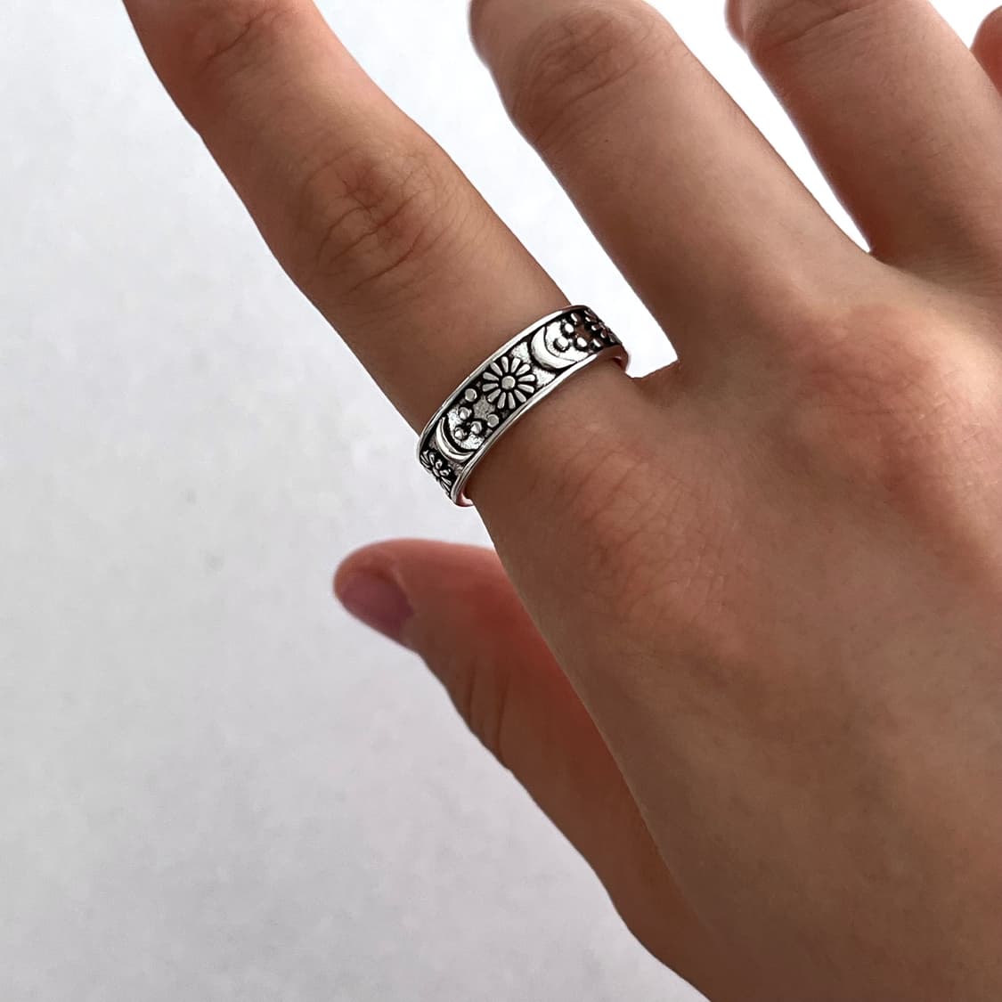 앤틱 음각 반지 상품이미지5