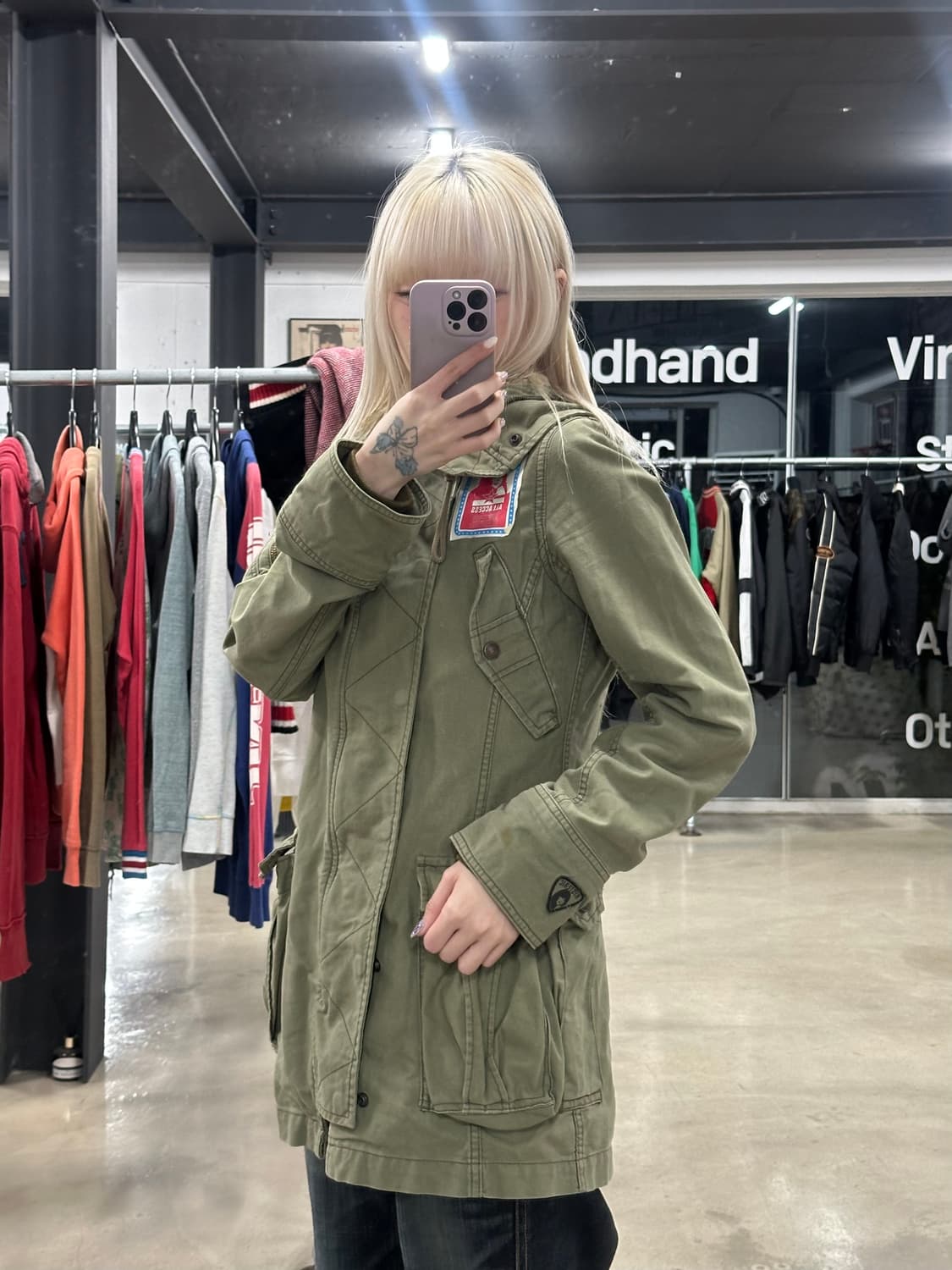 히스테릭 글래머 밀리터리 야상 자켓 상품이미지1