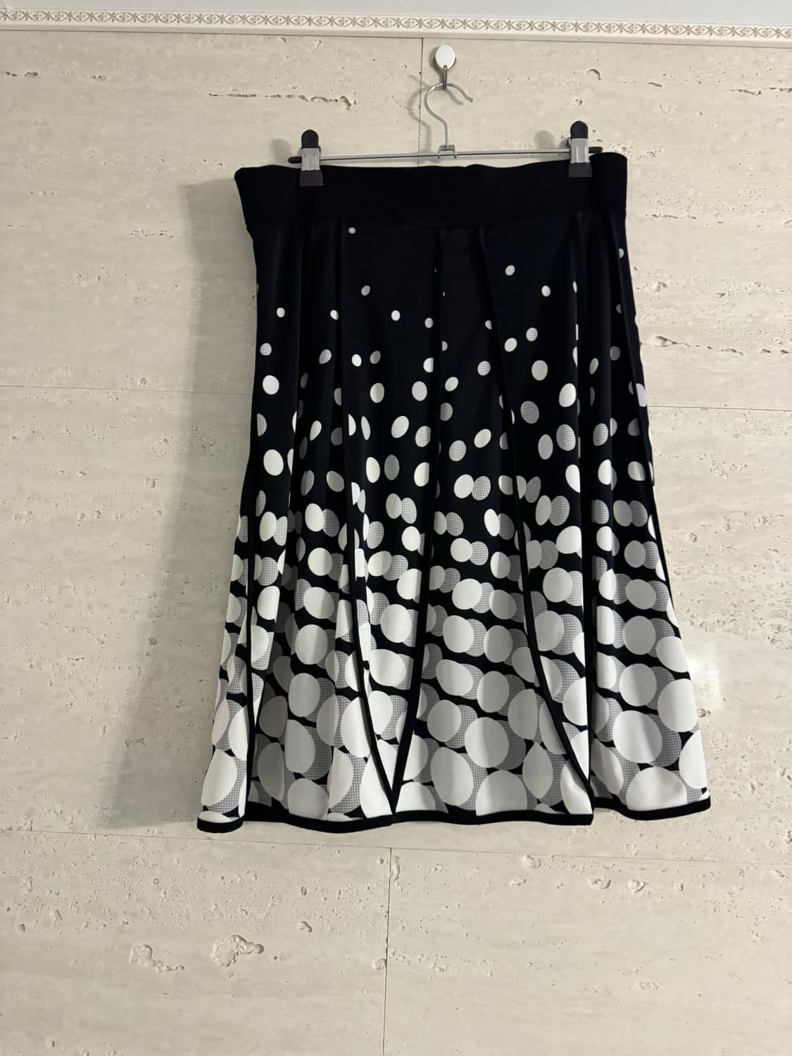 Dot pattern pleats skirt 상품이미지2
