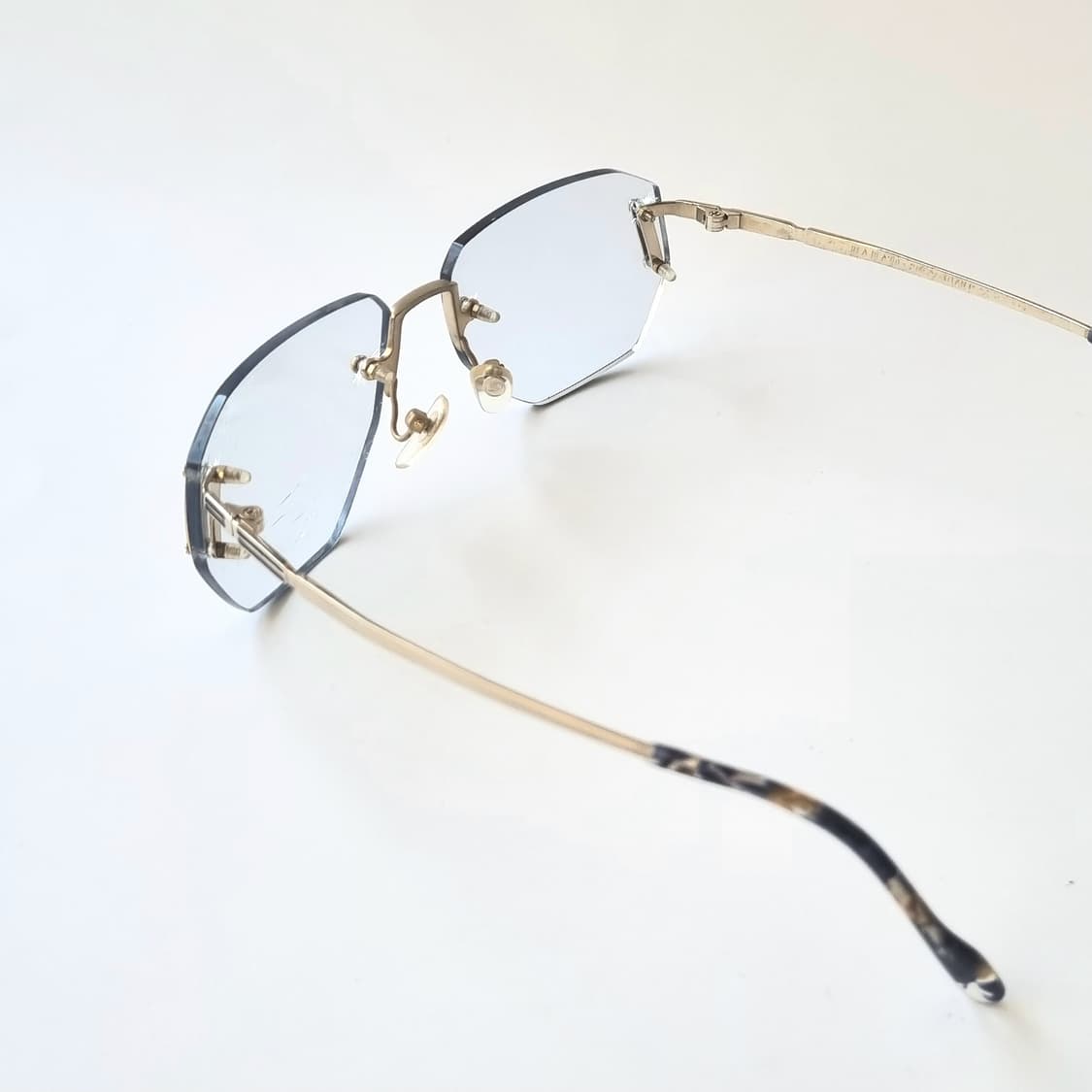 데드스탁 빈티지 무테 큰안구 안경테 1292 상품이미지4