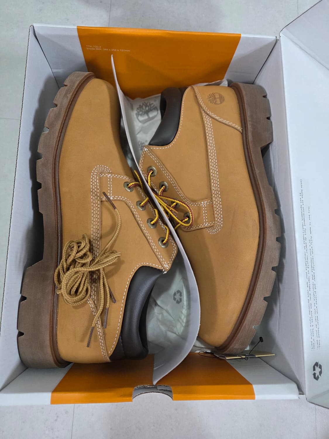 팀버랜드 클래식 LACE UP SHOE WHEAT 290 상품이미지5