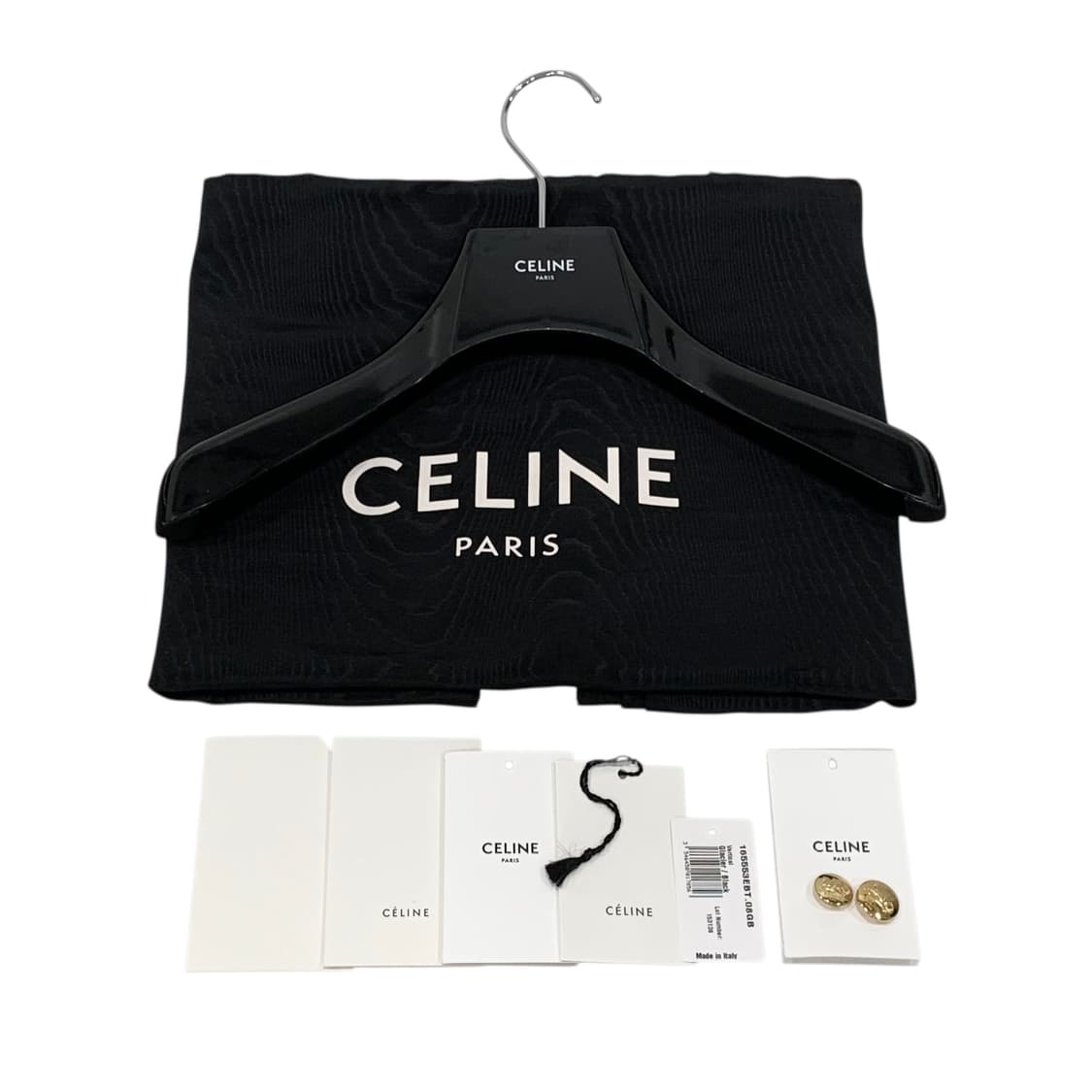 셀린느 샤세르 부클레 울 트위드 골드 버튼 자켓 상품이미지7