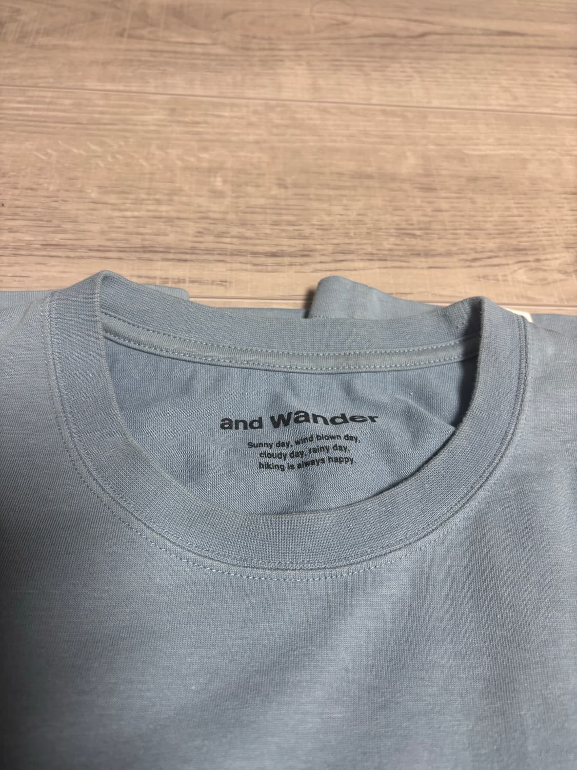 [XL] 앤드원더 로고 긴팔 티셔츠 상품이미지3