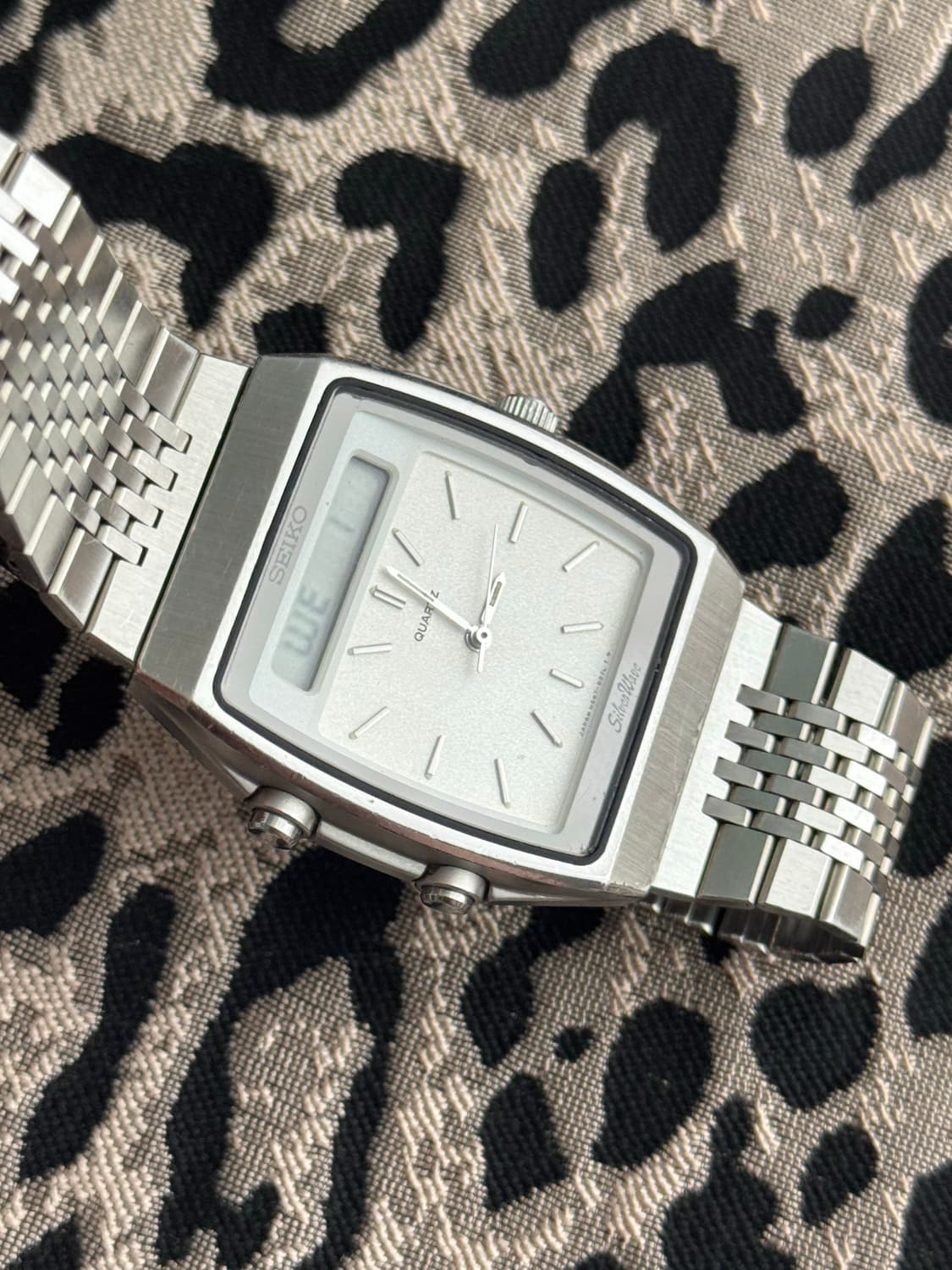 80s 빈티지 세이코 실버웨이브 아나디지 상품이미지4