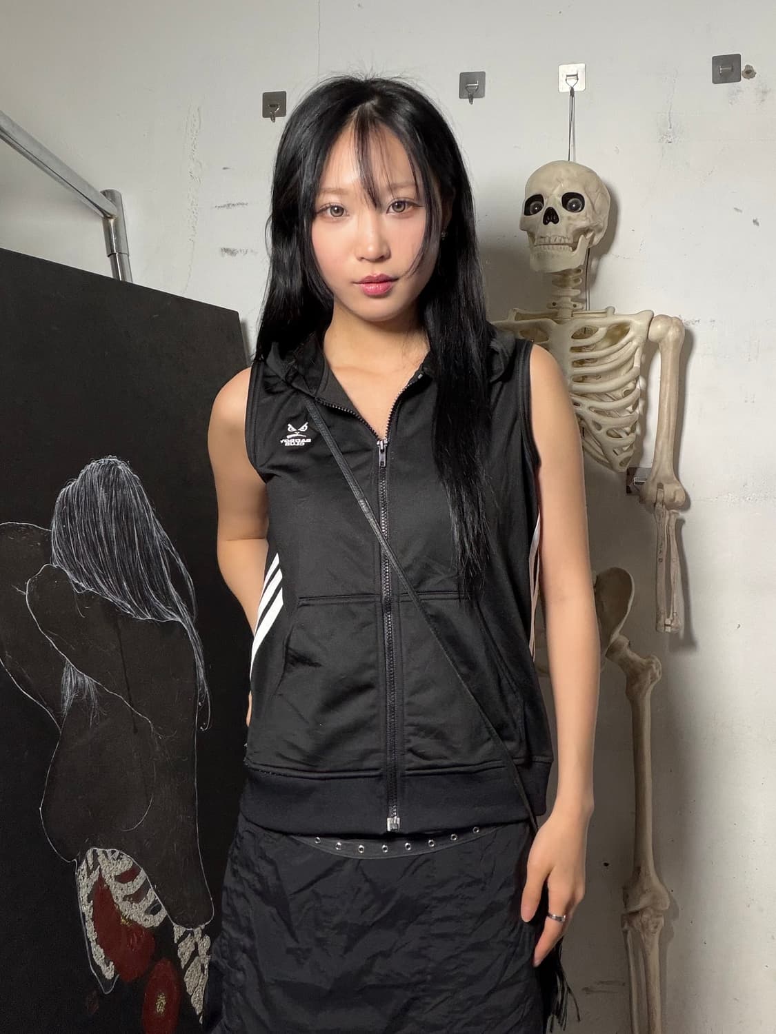 베드 보이 해체주의 사이드 라인 후드 집업 배스트 상품이미지5