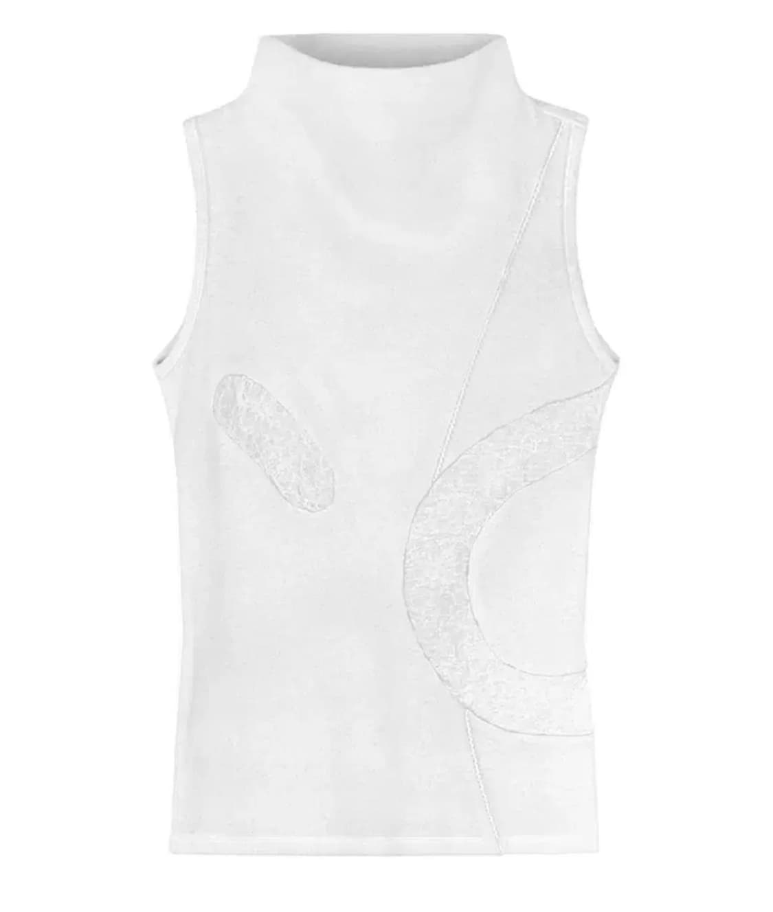 본네 spiral sleeveless top 화이트  상품이미지1