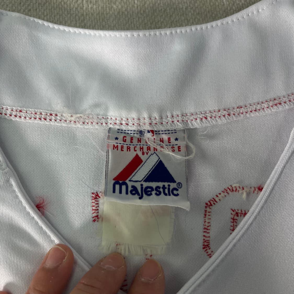 105 마제스틱 레드삭스 오티즈 유니폼 상품이미지4