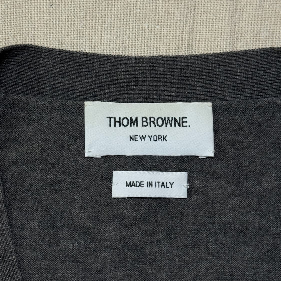 톰브라운 그레이 울 가디건 2 상품이미지6