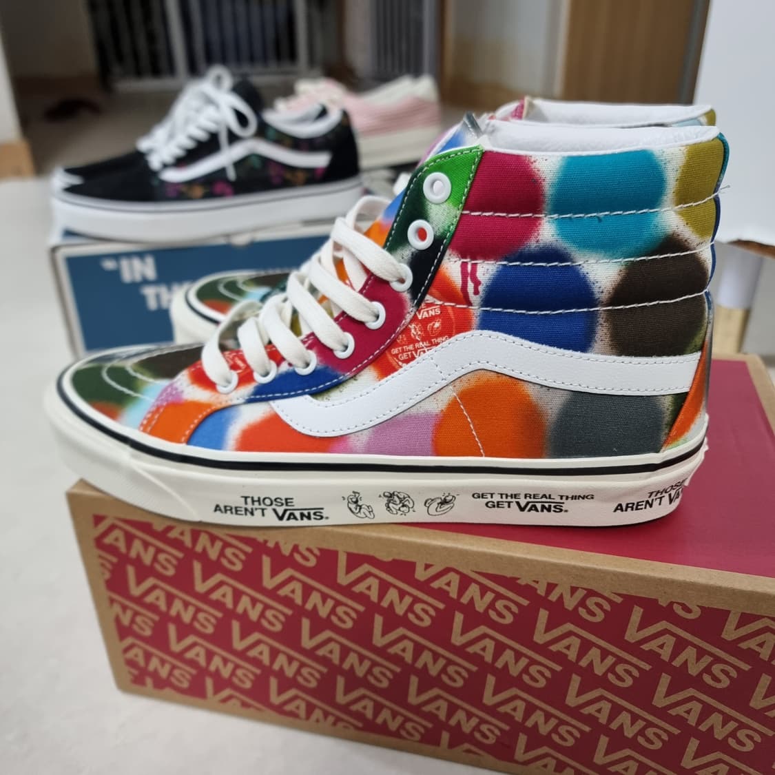 반스 스케이트 하이 멀티 컬러 새상품 상품이미지4