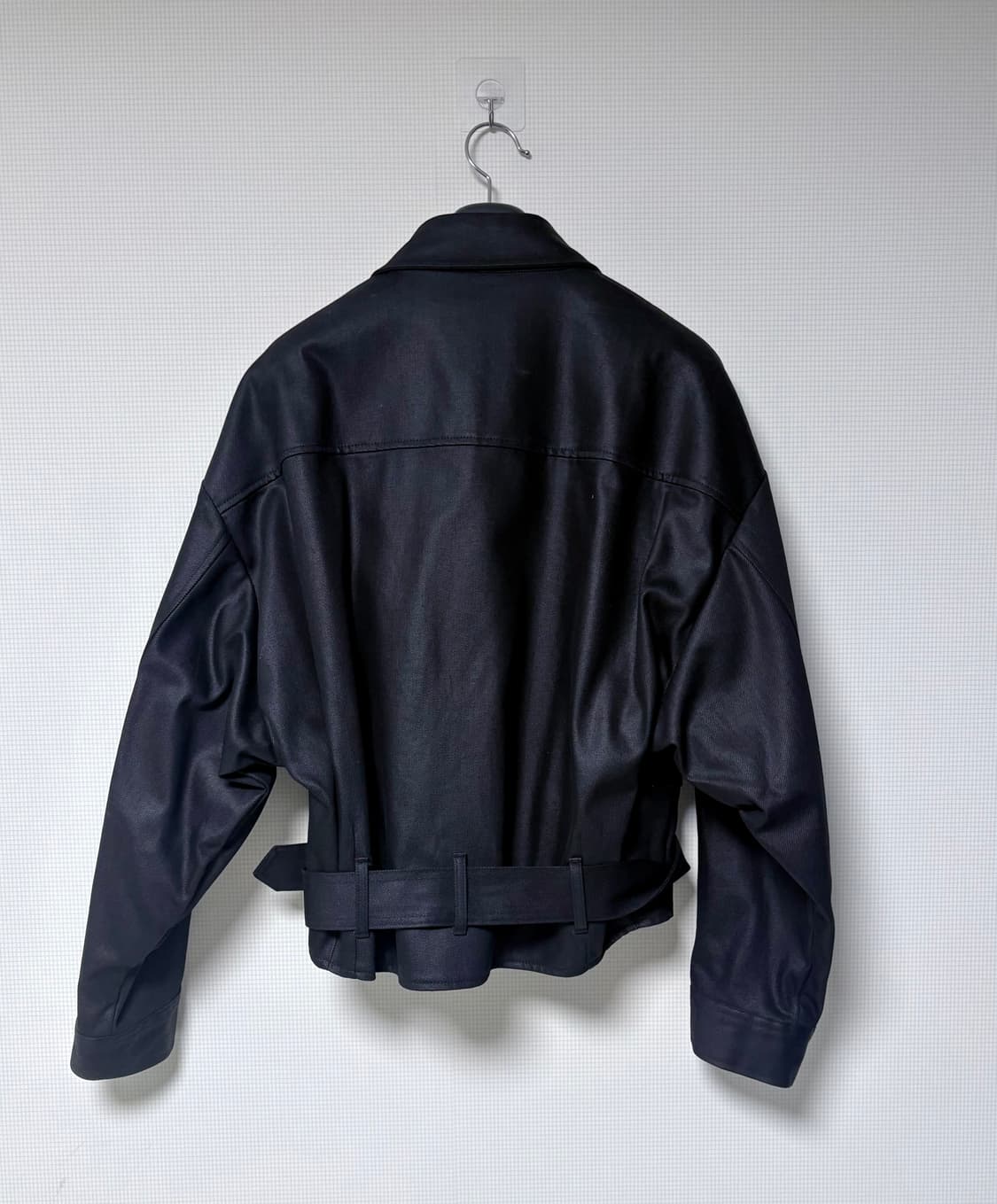 메종미네드 코팅 블랙 데님 자켓 M 상품이미지2