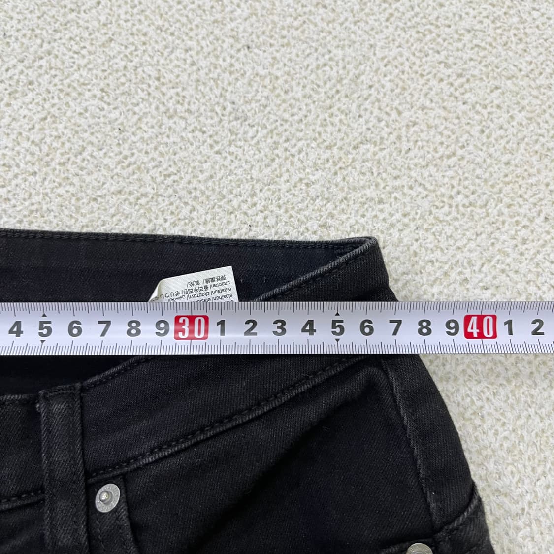 W29 캘빈클라인진스 흑청 데님 0526M 상품이미지6