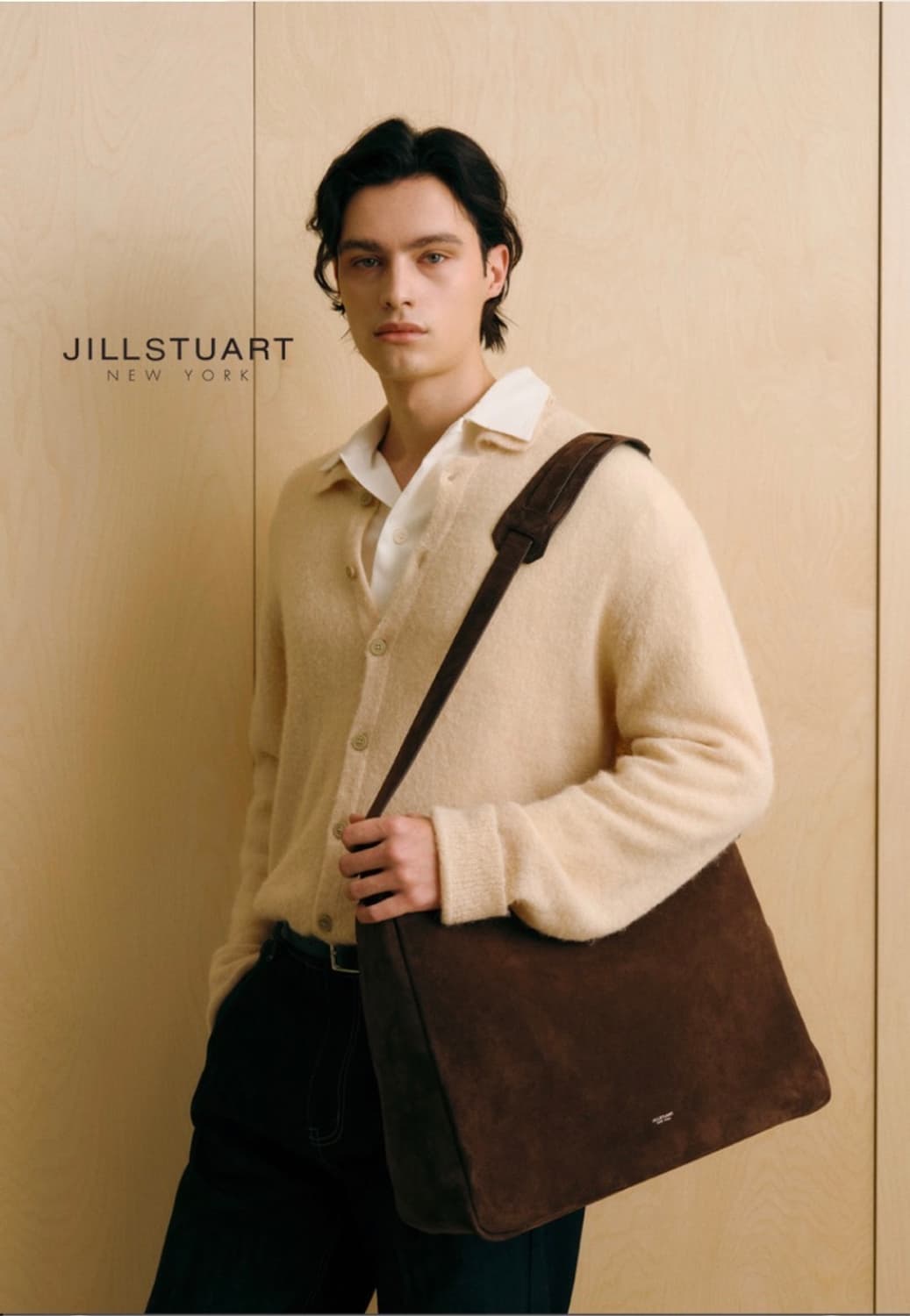 새상품,풀박스) 질스튜어트 이탈리아 천연 스웨이드 가죽 숄더백, 크로스백 상품이미지1