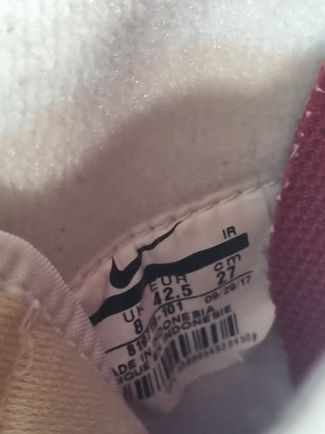 나이키 코르테즈 흰빨 운동화 270 상품이미지4