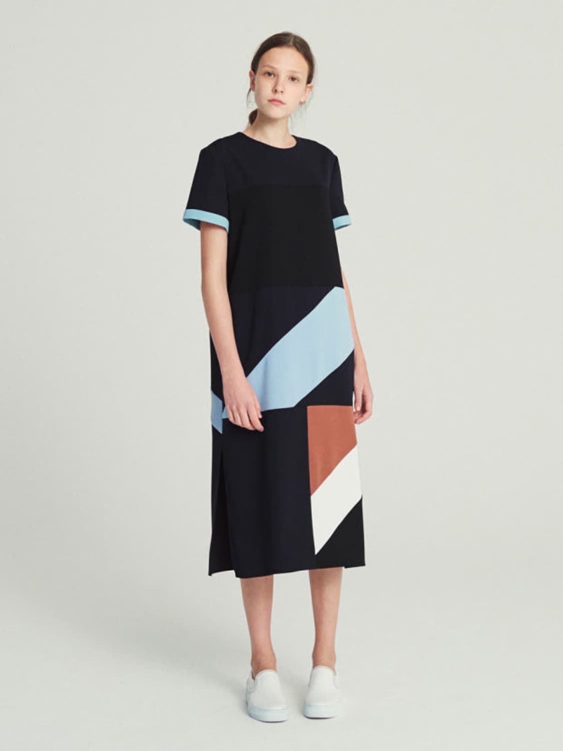 렉토 정유미 컬러블록 원피스 상품이미지1