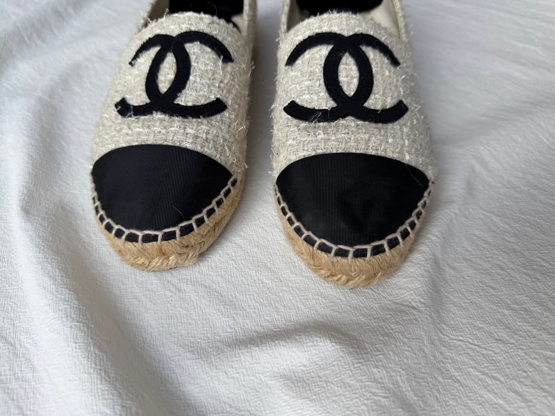 샤넬 트위드 에스파듀 정품 사이즈 36 (230) 택포 상품이미지9