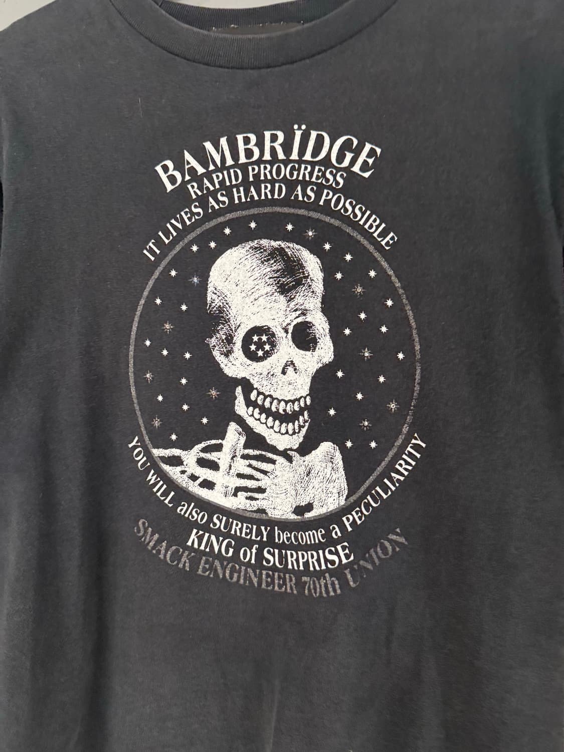skull printing back lettering top 상품이미지5