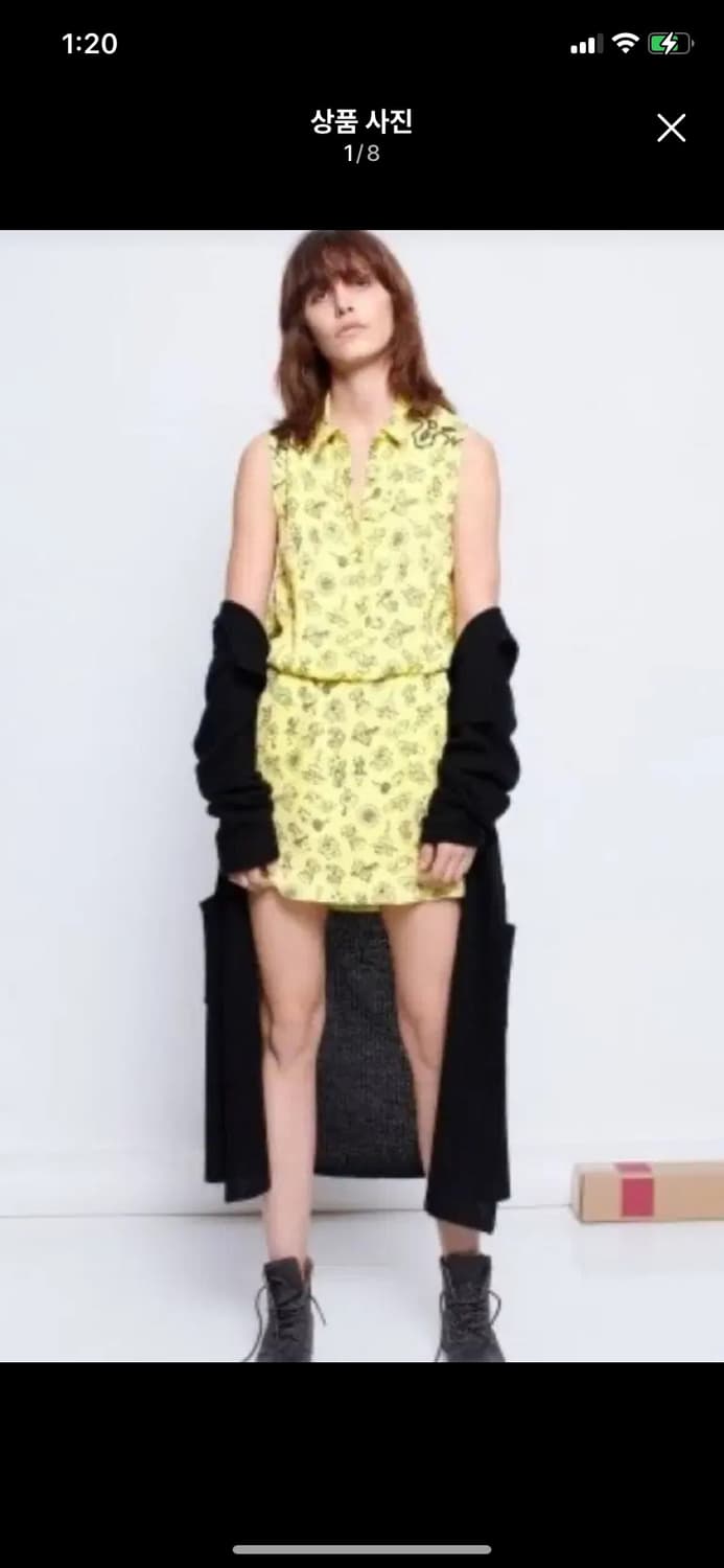 쟈딕앤볼테르 실크 미디 원피스 상품이미지1