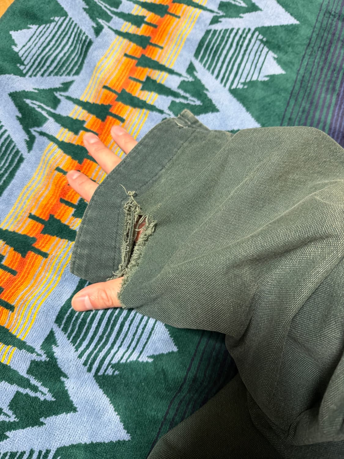 L.L. Bean 오리지널 필드 코트 울 라이너 상품이미지6