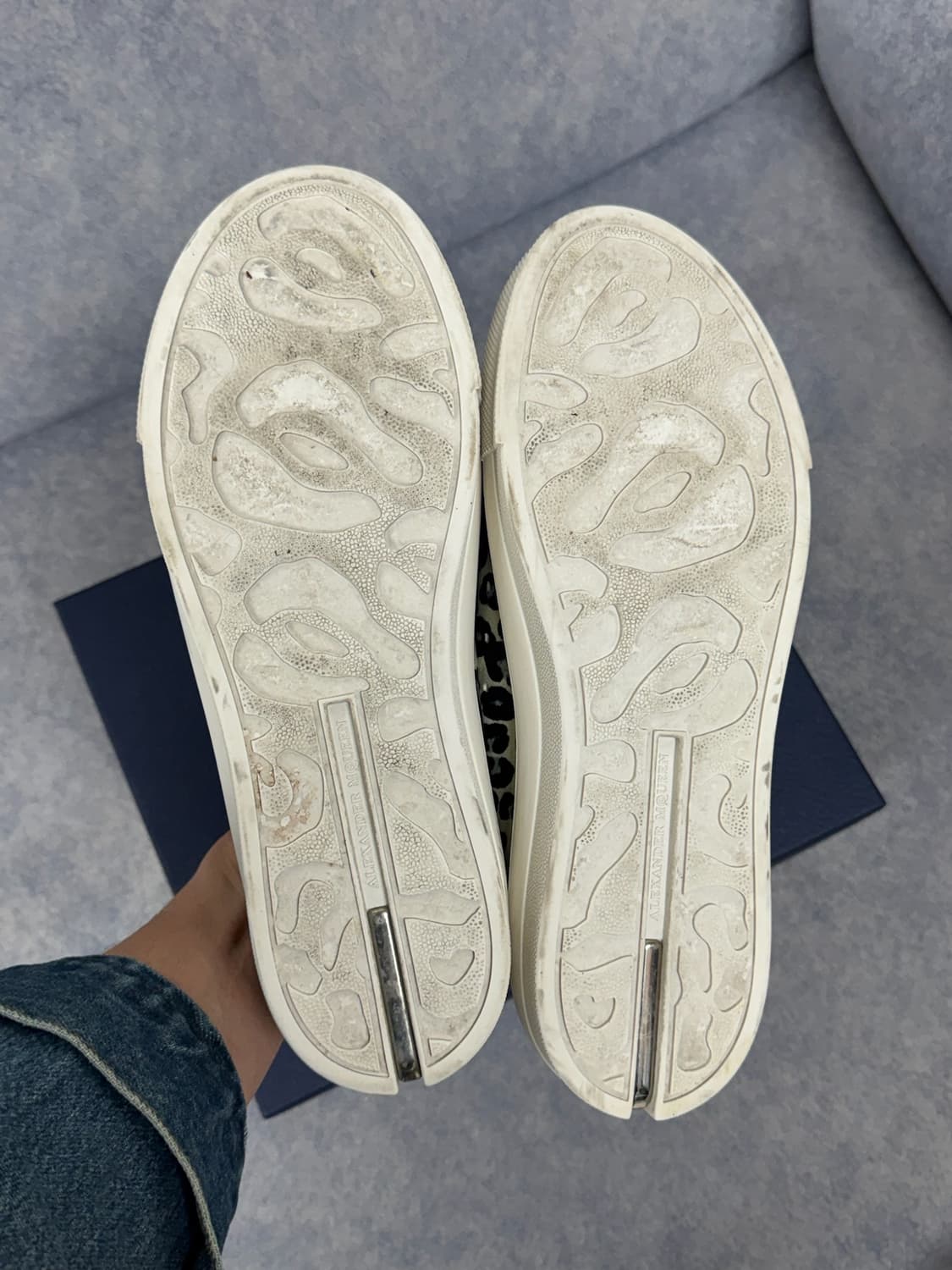 알렉산더 맥퀸 레오파드 남성 스니커즈 40 상품이미지7