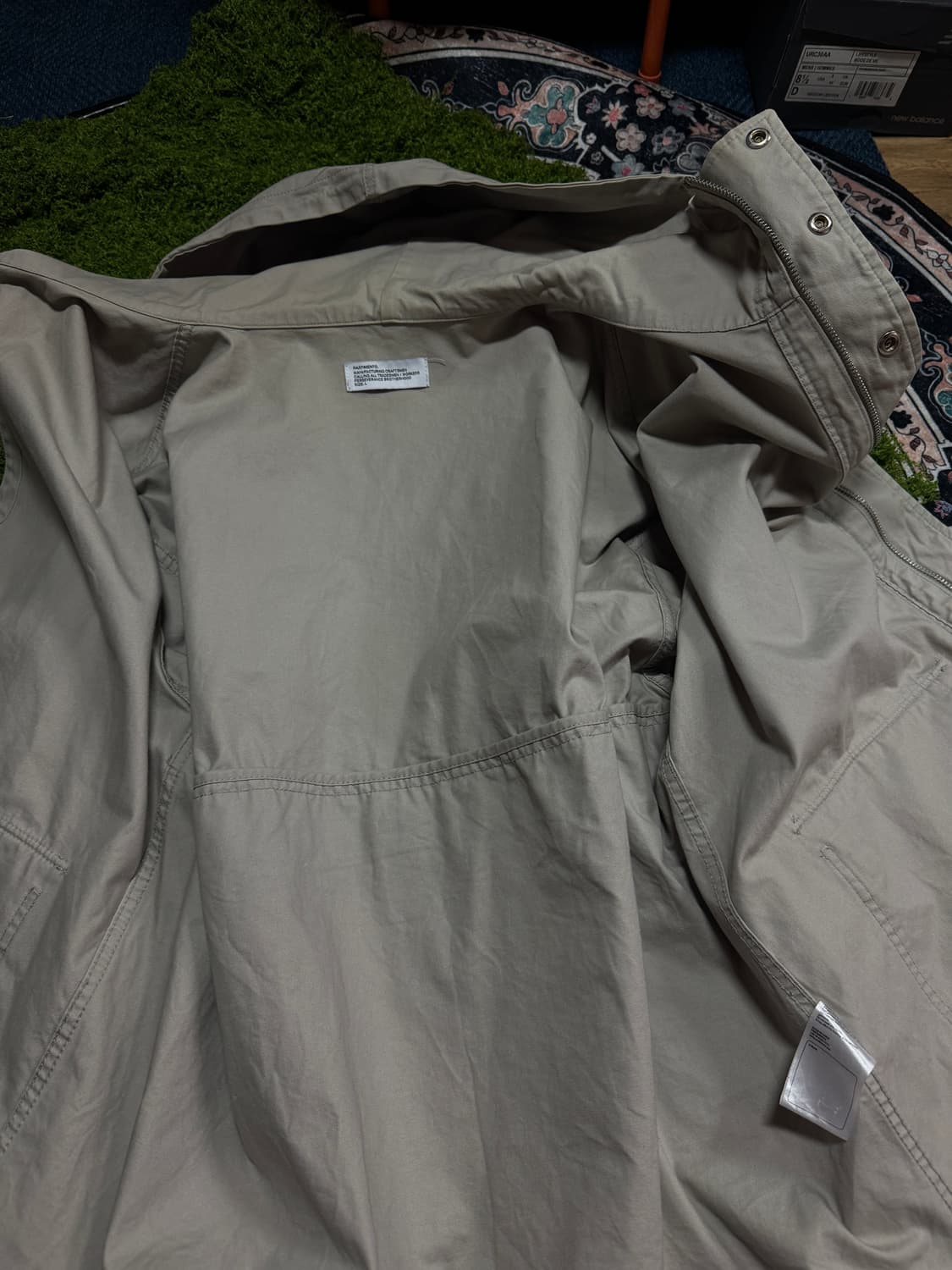 파르티멘토 밀리터리 코튼 후드 자켓 상품이미지3