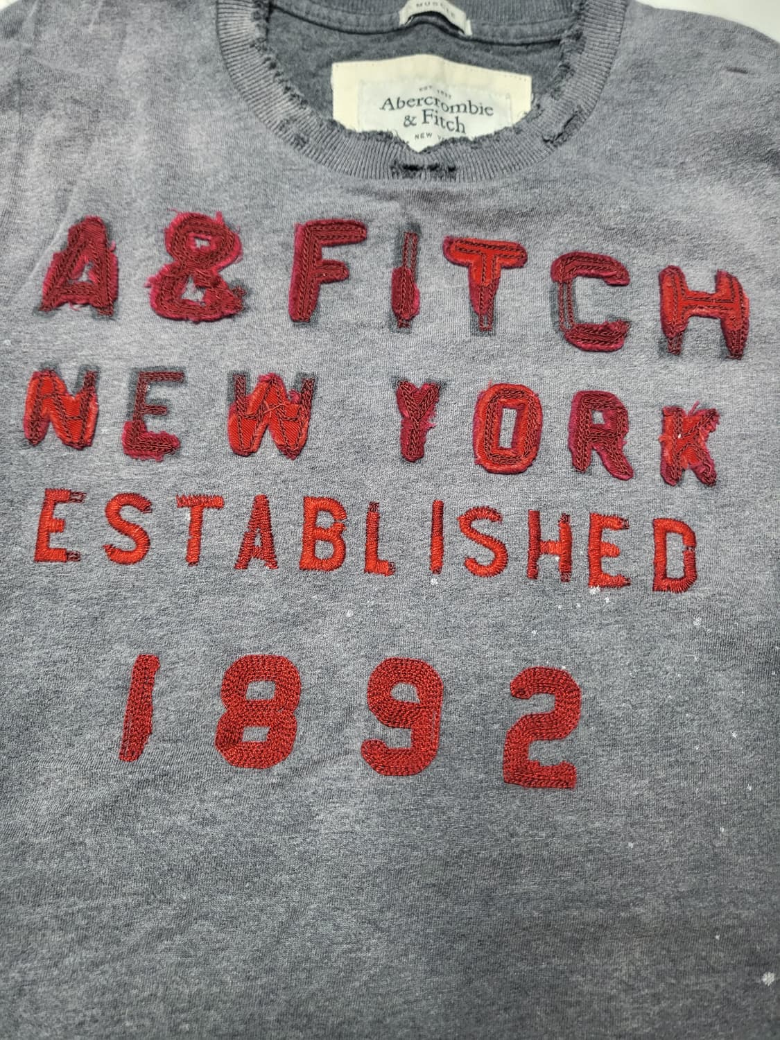 빈티지 아베크롬비 반팔 데미지 디테일 상품이미지3