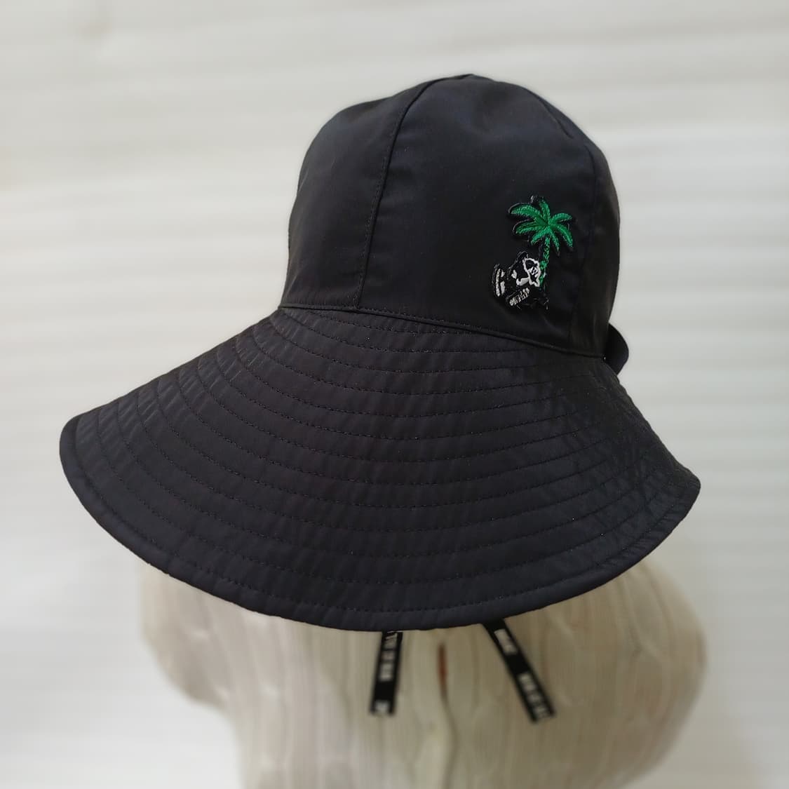 왁 골프 양면 버킷햇 벙거지 여성 모자 큐티 블랙 훌륭 맨질 사랑봉봉 상품이미지2