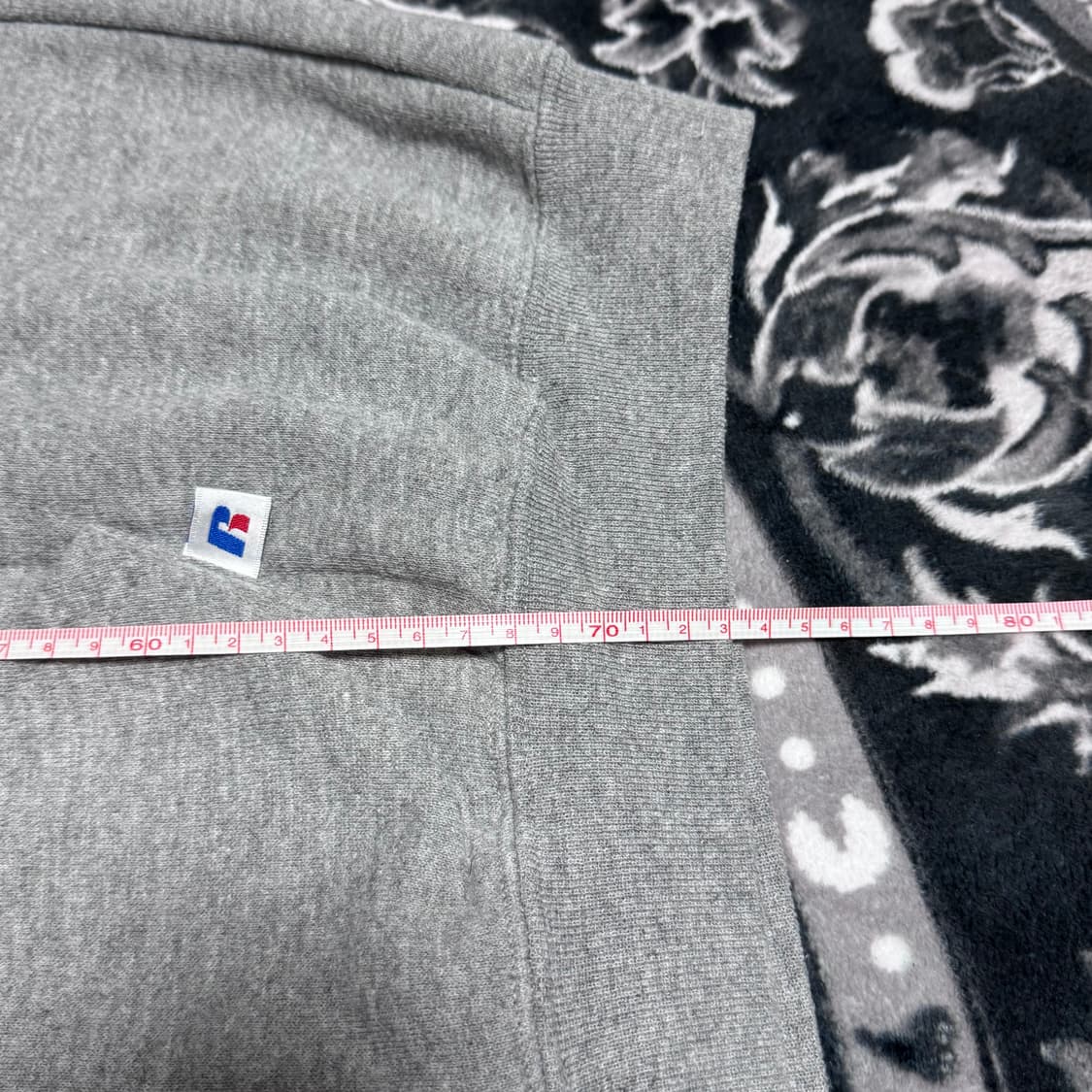 (XXXL) 00s 빈티지 러셀 애슬레틱 그레이 후드 상품이미지4