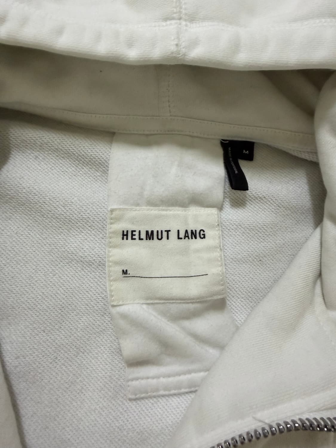 [L] 핼무트 랭 레드 로고 후드집업 상품이미지3