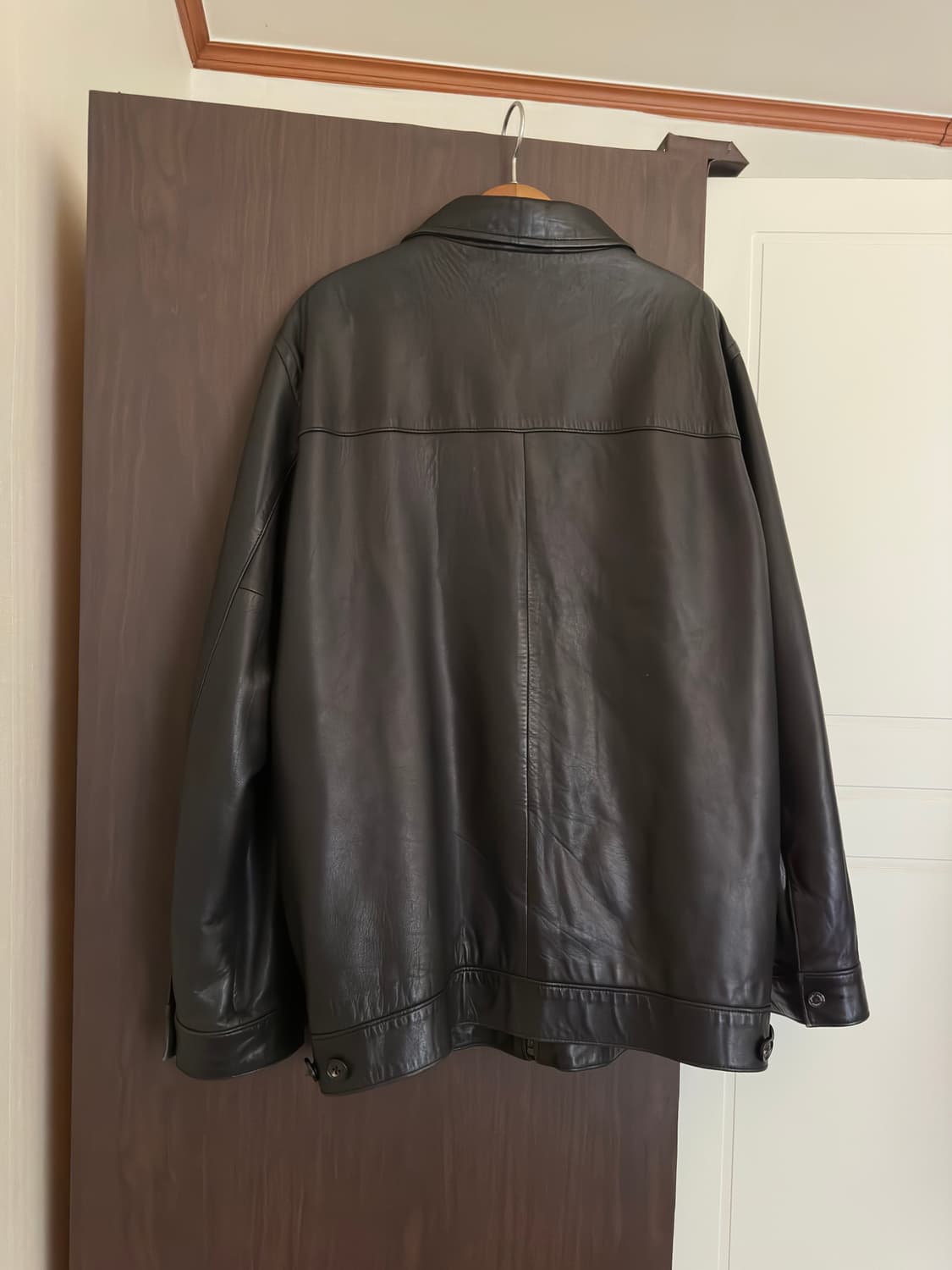 폴로 랄프로렌 90S 가죽 자켓 XL 블랙 (105-110) 상품이미지2