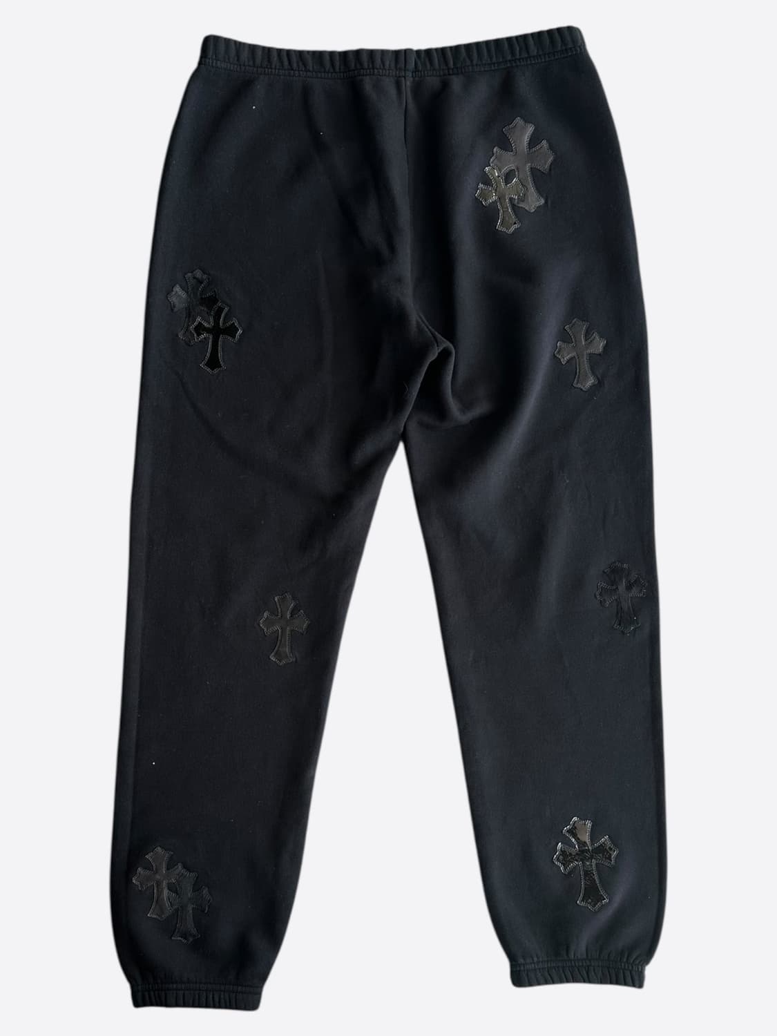 크롬하츠 크로스 레더 패치 스웻 팬츠 상품이미지1