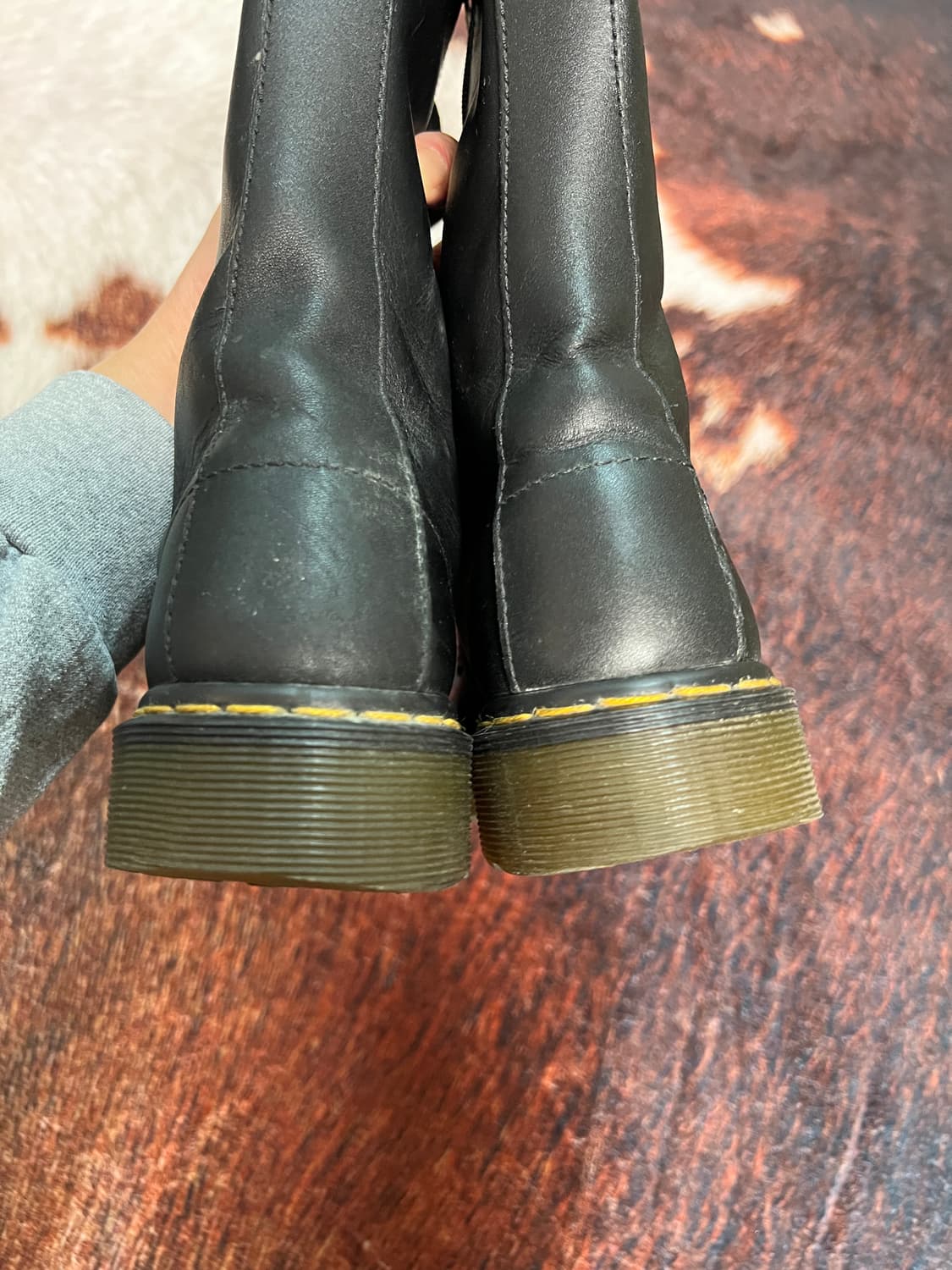 닥터마틴 9733W 14홀 더블 지퍼 롱부츠 블랙 UK4 (230) 상품이미지4