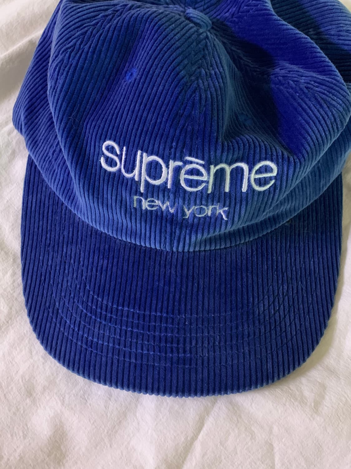 슈프림 코듀로이 캠프캡 블루 모자 상품이미지3