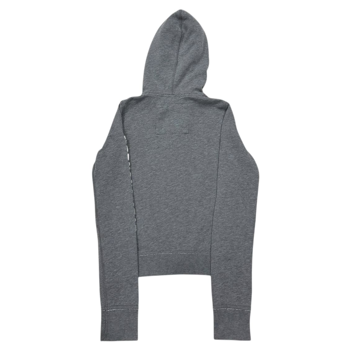 아베크롬비 빈티지 딱붙핏 스펠로고 Y2K 후드집업 자켓 그레이 XS 상품이미지3