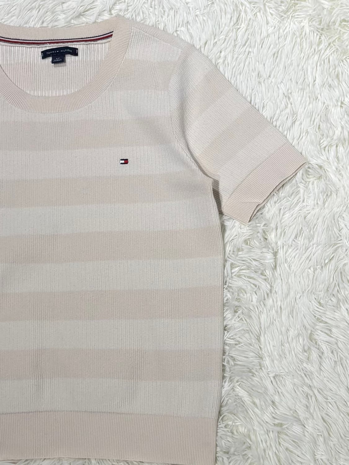 타미힐피거 스몰로고 스프라이트 반팔 니트 상품이미지6