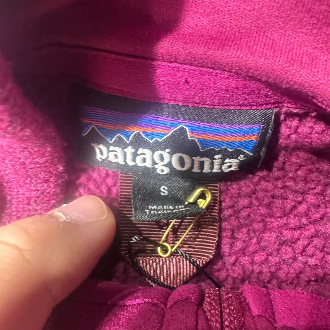 파타고니아 플리스 버건디 ( S/OLD-8221 ) 상품이미지3